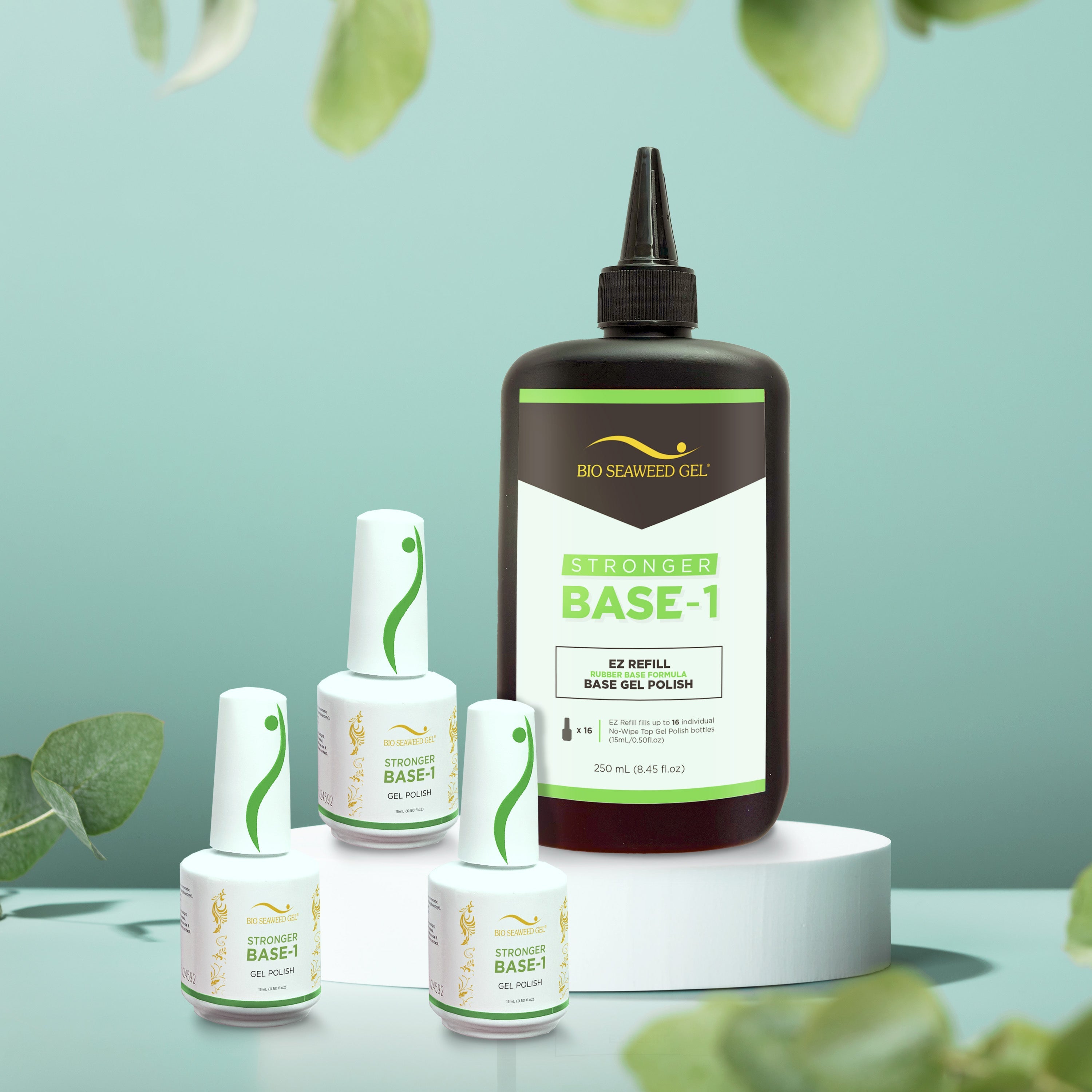 Base - 1 Gel Polish EZ Refill Kit - Bio Seaweed Gel USA