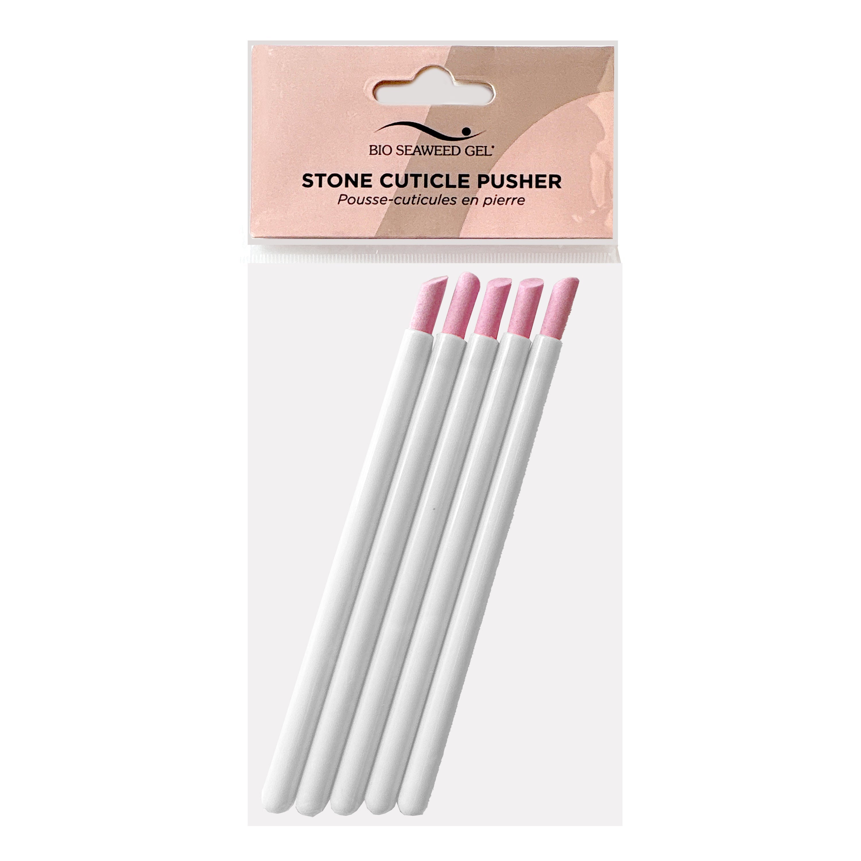 Stone Cuticle Pusher - Bio Seaweed Gel USA