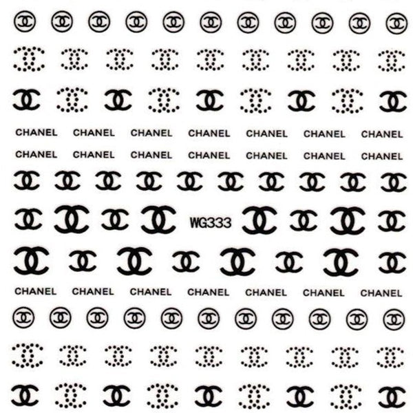 Coco Love Nail Art Stickers - Bio Seaweed Gel USA