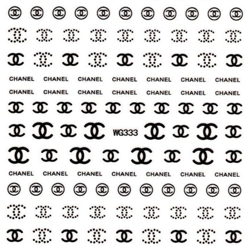 Coco Love Nail Art Stickers - Bio Seaweed Gel USA