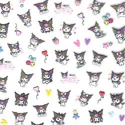 Cute Bunny & Rival Nail Art Stickers - Bio Seaweed Gel USA