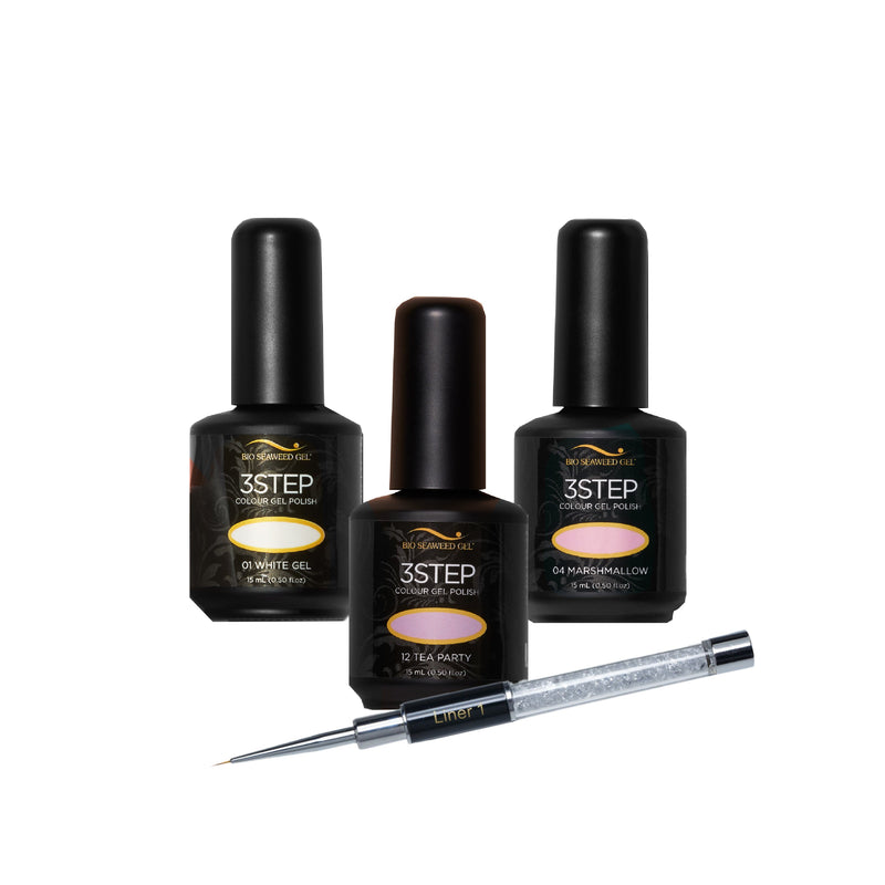 French Manicure Set - Bio Seaweed Gel USA